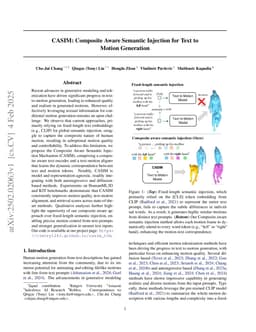 CASIM: Composite Aware Semantic Injection for Text to Motion Generation