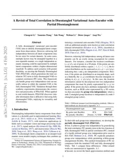 A Revisit of Total Correlation in Disentangled Variational Auto-Encoder with Partial Disentanglement