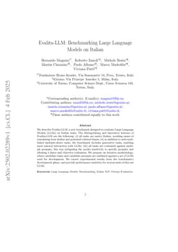 Evalita-LLM: Benchmarking Large Language Models on Italian