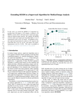 Extending SEEDS to a Supervoxel Algorithm for Medical Image Analysis