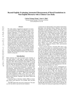 Beyond English: Evaluating Automated Measurement of Moral Foundations in Non-English Discourse with a Chinese Case Study