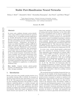 Stable Port-Hamiltonian Neural Networks