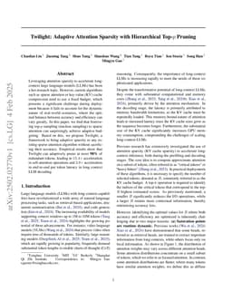 Twilight: Adaptive Attention Sparsity with Hierarchical Top-$p$ Pruning