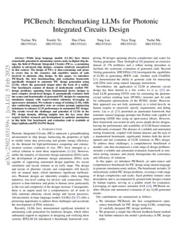 PICBench: Benchmarking LLMs for Photonic Integrated Circuits Design