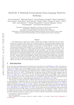 RadVLM: A Multitask Conversational Vision-Language Model for Radiology