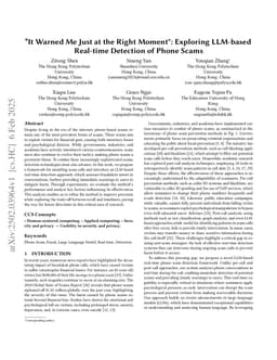 "It Warned Me Just at the Right Moment": Exploring LLM-based Real-time Detection of Phone Scams