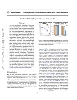 XAttnMark: Learning Robust Audio Watermarking with Cross-Attention