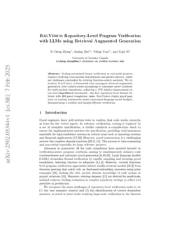 RAG-Verus: Repository-Level Program Verification with LLMs using Retrieval Augmented Generation