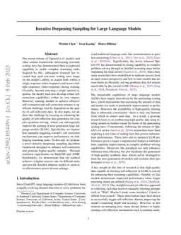 Iterative Deepening Sampling for Large Language Models