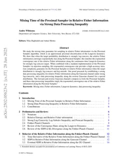 Mixing Time of the Proximal Sampler in Relative Fisher Information via Strong Data Processing Inequality