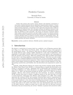 Predictive Coresets