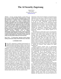 The AI Security Zugzwang