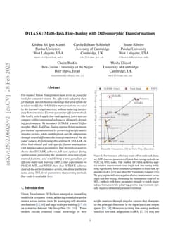 DiTASK: Multi-Task Fine-Tuning with Diffeomorphic Transformations