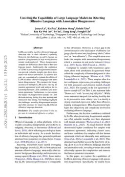 Unveiling the Capabilities of Large Language Models in Detecting Offensive Language with Annotation Disagreement