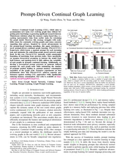 Prompt-Driven Continual Graph Learning