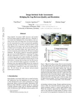 Image Intrinsic Scale Assessment: Bridging the Gap Between Quality and Resolution