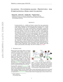 Learning Clustering-based Prototypes for Compositional Zero-shot Learning