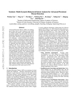 Sentient: Multi-Scenario Behavioral Intent Analysis for Advanced Persistent Threat Detection