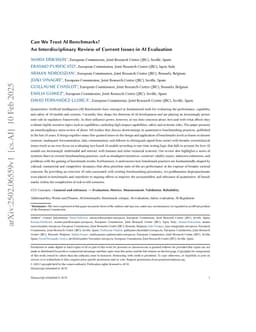 Can We Trust AI Benchmarks? An Interdisciplinary Review of Current Issues in AI Evaluation