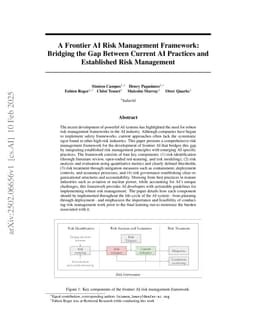 A Frontier AI Risk Management Framework: Bridging the Gap Between Current AI Practices and Established Risk Management