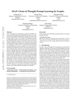 GCoT: Chain-of-Thought Prompt Learning for Graphs