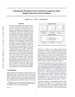 Unlocking the Potential of Classic GNNs for Graph-level Tasks: Simple Architectures Meet Excellence
