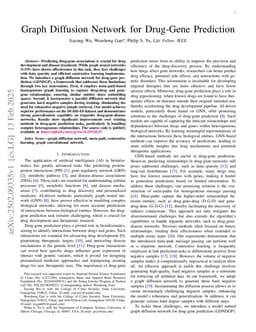 Graph Diffusion Network for Drug-Gene Prediction