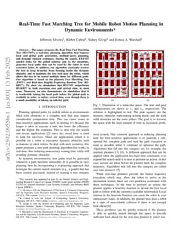 Real-Time Fast Marching Tree for Mobile Robot Motion Planning in Dynamic Environments