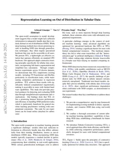 Representation Learning on Out of Distribution in Tabular Data