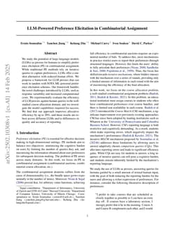 LLM-Powered Preference Elicitation in Combinatorial Assignment