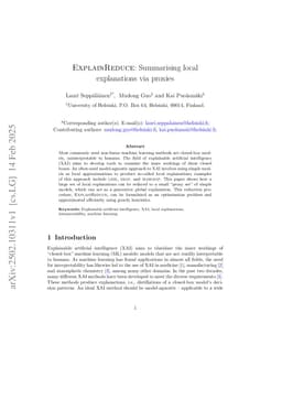 ExplainReduce: Summarising local explanations via proxies