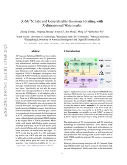 X-SG$^2$S: Safe and Generalizable Gaussian Splatting with X-dimensional Watermarks