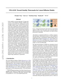 SWA-LDM: Toward Stealthy Watermarks for Latent Diffusion Models