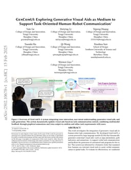 GenComUI: Exploring Generative Visual Aids as Medium to Support Task-Oriented Human-Robot Communication