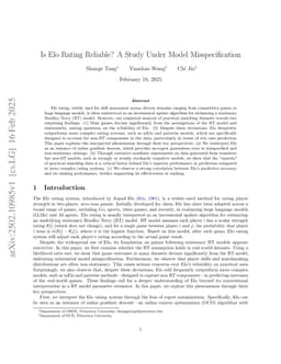 Is Elo Rating Reliable? A Study Under Model Misspecification