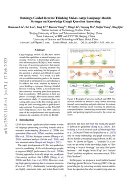 Ontology-Guided Reverse Thinking Makes Large Language Models Stronger on Knowledge Graph Question Answering