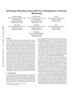 DeFiScope: Detecting Various DeFi Price Manipulations with LLM Reasoning