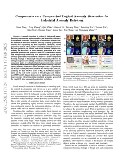 Component-aware Unsupervised Logical Anomaly Generation for Industrial Anomaly Detection