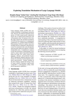 Exploring Translation Mechanism of Large Language Models