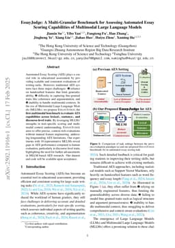 EssayJudge: A Multi-Granular Benchmark for Assessing Automated Essay Scoring Capabilities of Multimodal Large Language Models