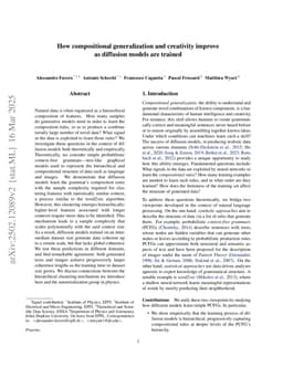 How Compositional Generalization and Creativity Improve as Diffusion Models are Trained