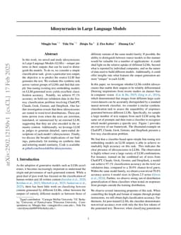 Idiosyncrasies in Large Language Models