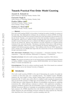 Towards Practical First-Order Model Counting