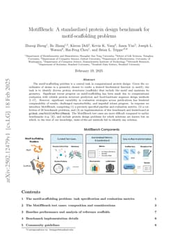MotifBench: A standardized protein design benchmark for motif-scaffolding problems