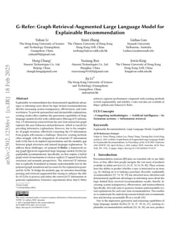 G-Refer: Graph Retrieval-Augmented Large Language Model for Explainable Recommendation