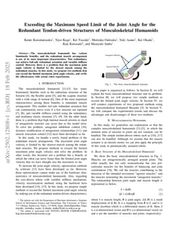 Exceeding the Maximum Speed Limit of the Joint Angle for the Redundant Tendon-driven Structures of Musculoskeletal Humanoids