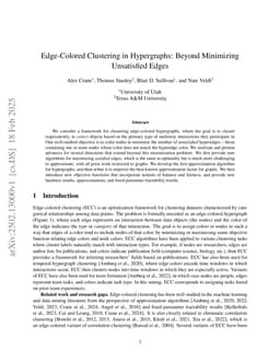 Edge-Colored Clustering in Hypergraphs: Beyond Minimizing Unsatisfied Edges