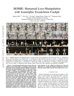 HOMIE: Humanoid Loco-Manipulation with Isomorphic Exoskeleton Cockpit