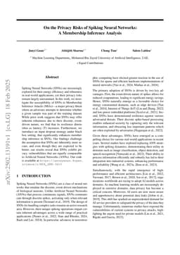 On the Privacy Risks of Spiking Neural Networks: A Membership Inference Analysis