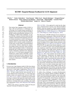 RLTHF: Targeted Human Feedback for LLM Alignment